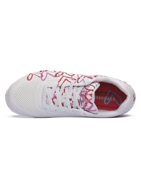 Pantofi Skechers alb