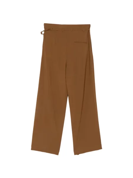 Pantaloni Alysi plic maro