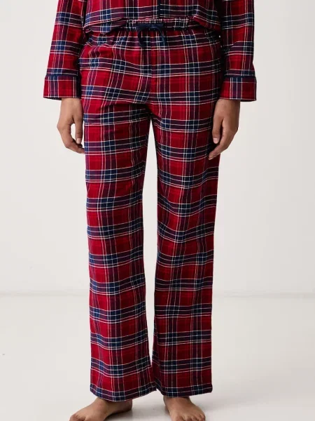 Tommy Hilfiger piżama dwuczęściowa czerwona