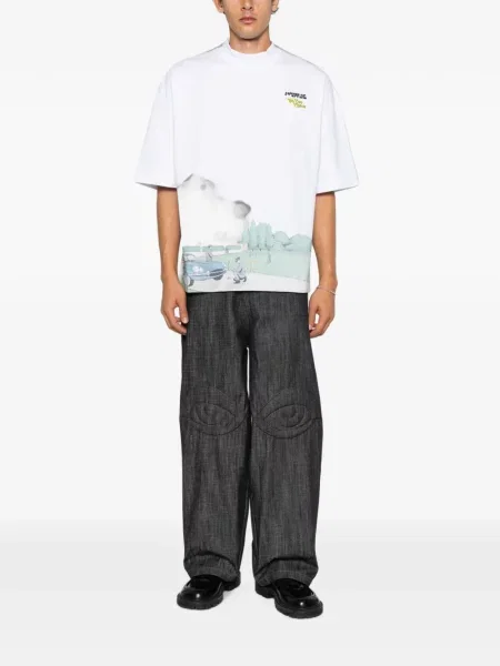 Tricou House Of Errors cu imagine alb