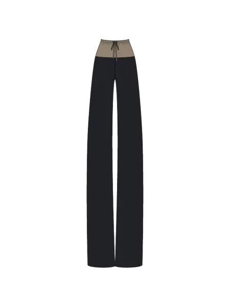 Pantaloni Matthew Bruch cu cordon negru