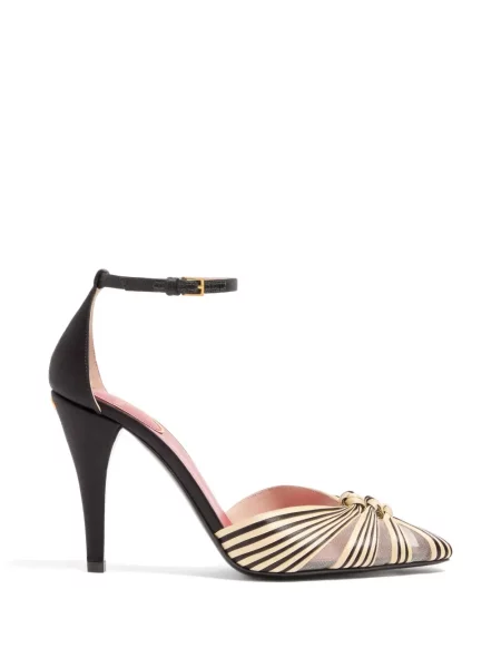 Pantofi cu toc Valentino Garavani din satin negru