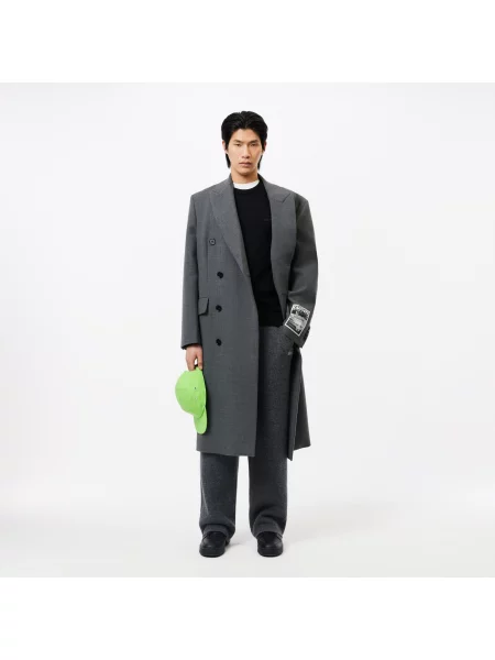 Свитер Lacoste с круглым вырезом черный
