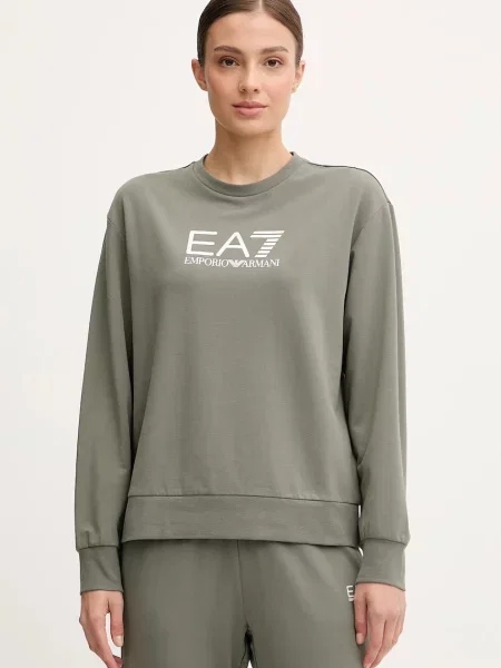 Emporio Armani tepláková súprava dámska s elastanom zelená