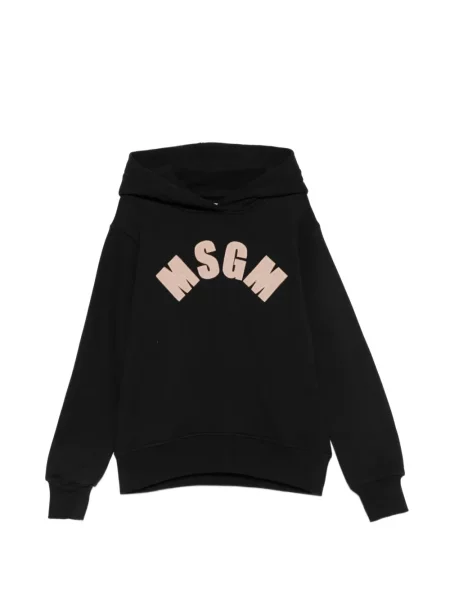 Bluza z kapturem dziecięca Msgm czarna