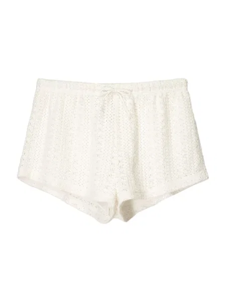 Bershka Pantaloni ecru