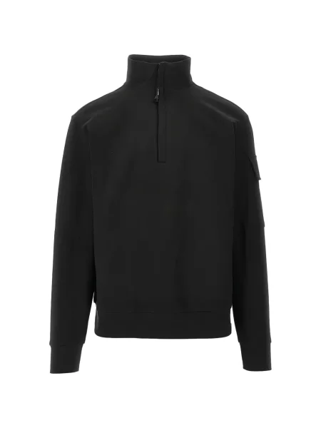 Pulover C.p. Company de jumătate de fermoar negru
