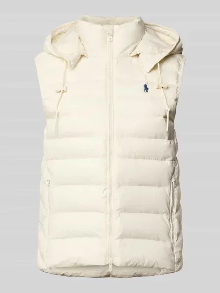 Polo Ralph Lauren bezrękawnik beżowy zimowy biała