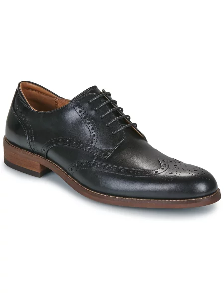 Nizki čevlji Clarks z vezalkami črna
