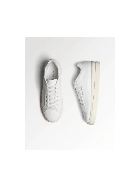 Trampki Filling Pieces skórzane białe