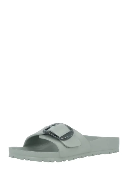 Pantofle Birkenstock s přezkou zelené