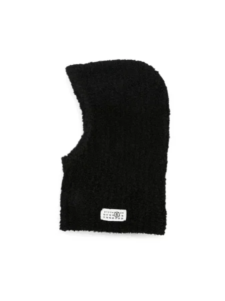 Bukiecik czapka Mm6 Maison Margiela z logo czarna