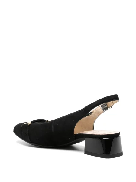Pantofi cu toc Ara cu cataramă slingback negru