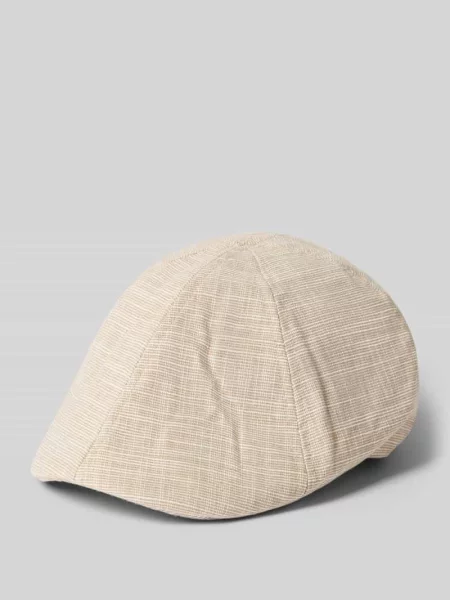 Kaszkiet ze strukturalnym wzorem Müller Headwear beżowa