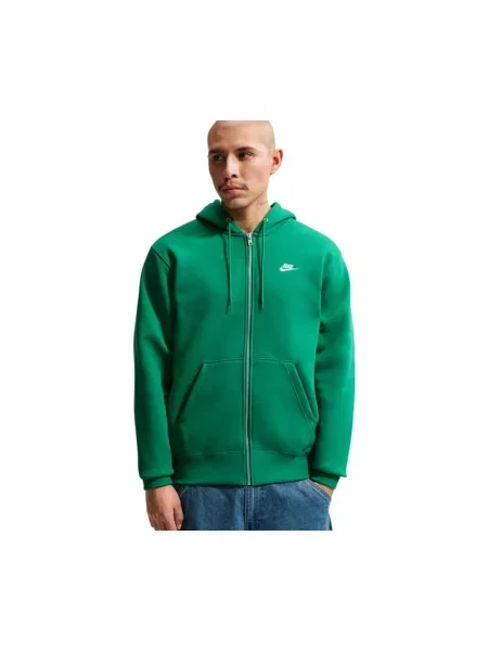 Bluza z kapturem Nike polarowa zielona