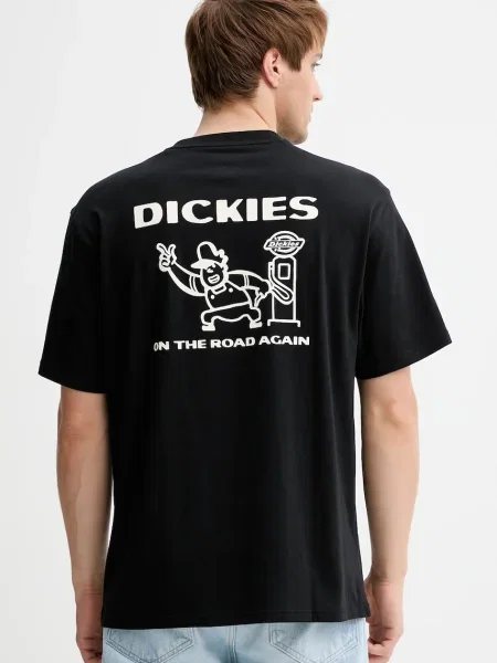 Тениска Dickies с десен черно