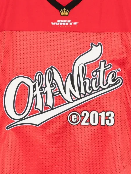 Tricou Off-white cu imagine plasă alb