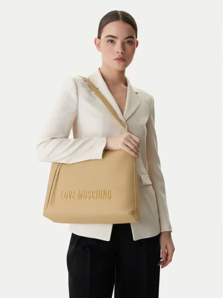 LOVE MOSCHINO Torbica bež