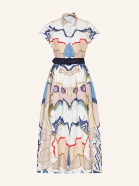 Sara Roka Sukienka Koszulowa Edrina weiss biała