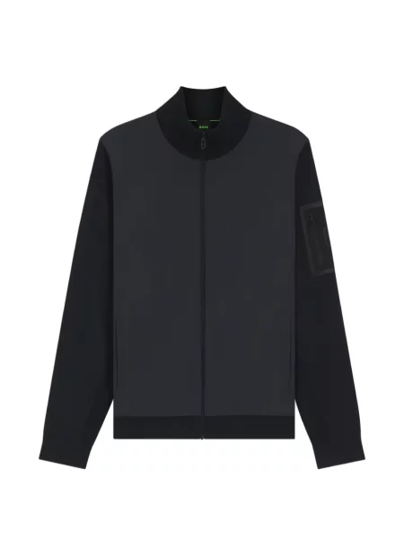 Geacă Boss tricotate negru