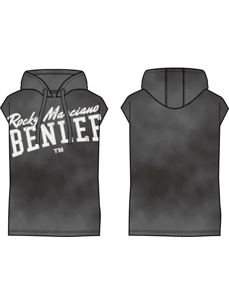 Hoodie Benlee brez rokavov črna