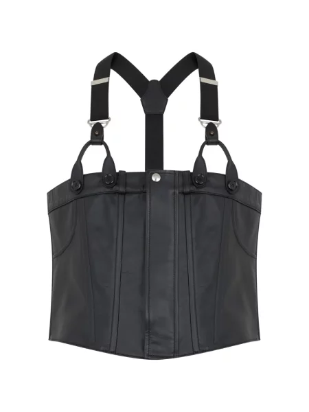 Bőrdzseki Moschino fekete