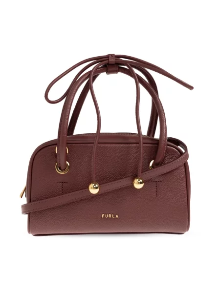 Torebka Furla skórzana czerwona