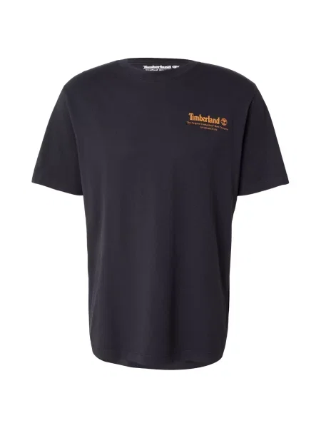 TIMBERLAND Tricou gri deschis / portocaliu negru