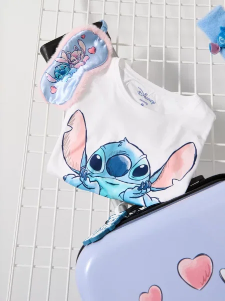 Двокомплектна піжама Stitch білий
