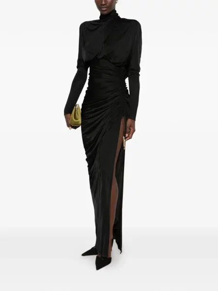 Rochie maxi Balmain negru