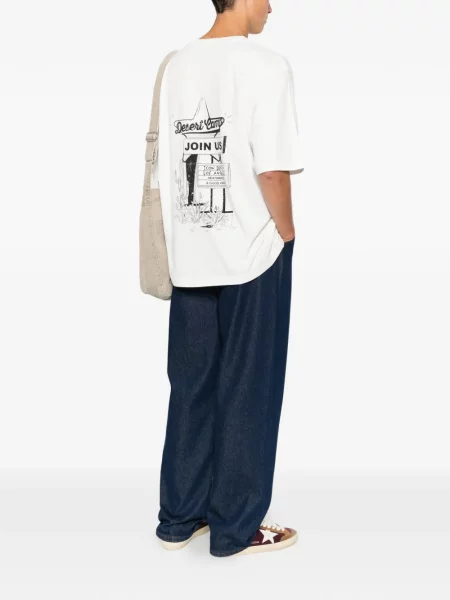Tricou Icon Denim alb