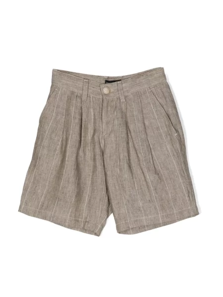 Szorty dziecięce Emporio Armani brązowe