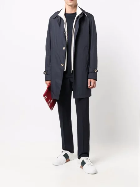 Tricou Kiton din jerseu albastru
