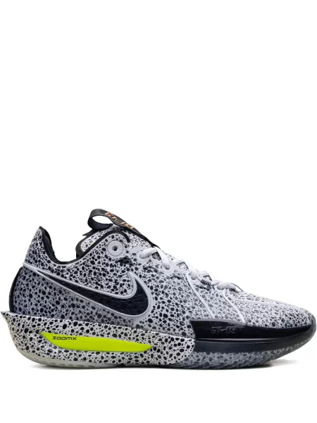 Sneakerși Nike Air Zoom din piele gri