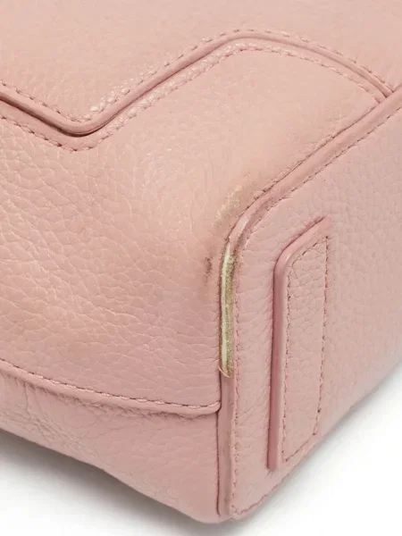 Geanta de piele Furla din piele roz