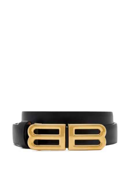 Sacou Balenciaga din piele negru