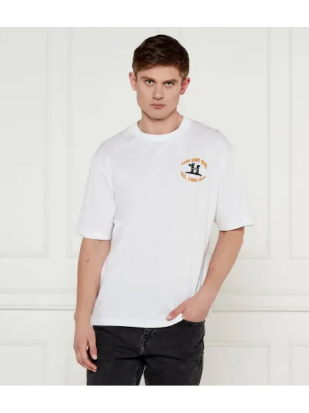 Hugo Blue Tricou Nodiwop alb