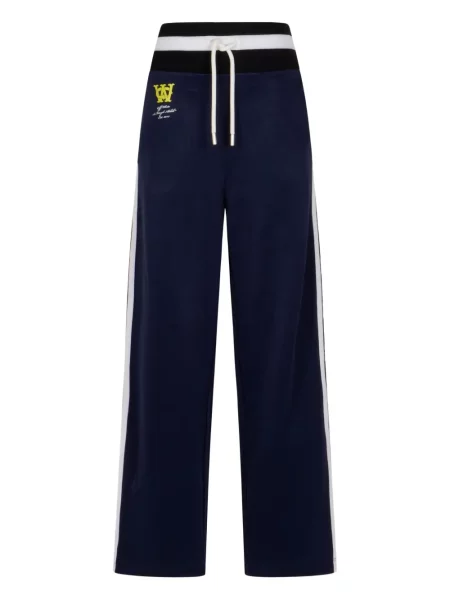 Pantaloni Off-white cu imagine alb