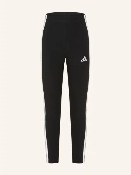 Pruhované punčocháče Adidas černé
