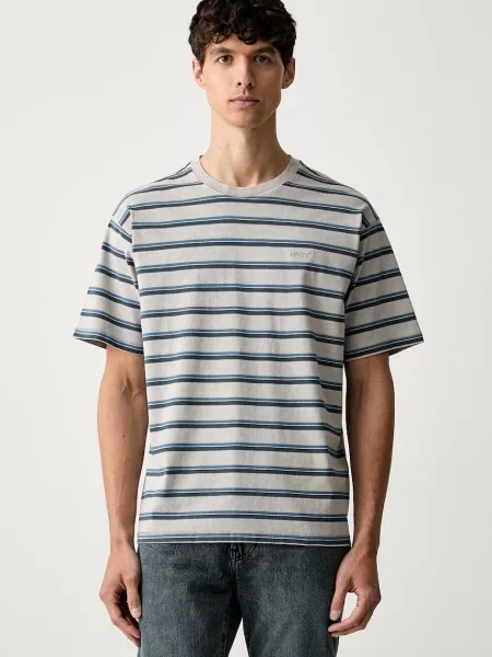 T-shirt o kroju relaxed fit z czystej bawełny model Red Tab™' Levi's szara
