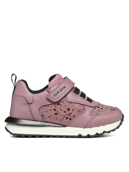 Geox Сникърси J Fastics Girl S розов