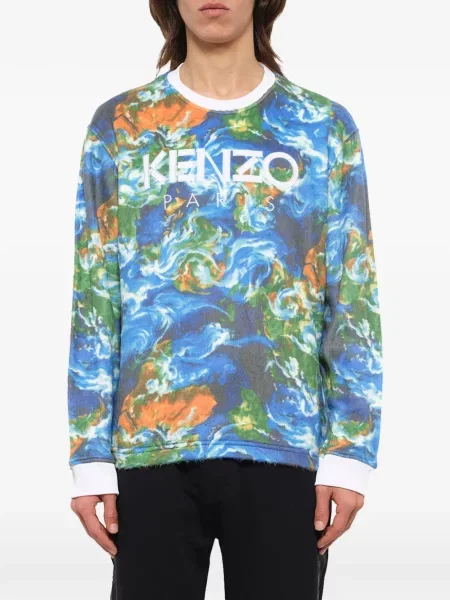 Hanorac Kenzo cu imagine albastru