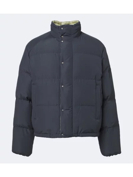 Péřová bunda Moncler šedá
