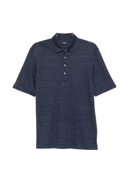Tricou polo Zegna albastru