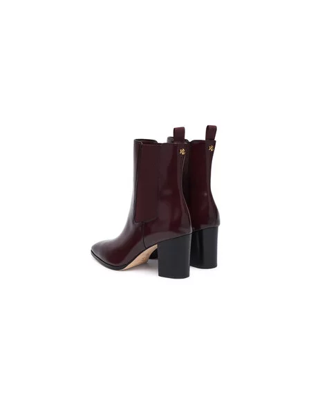 Polokozačky LAUREN RALPH LAUREN Rlyn Bte Hl Bo Bte Bordó