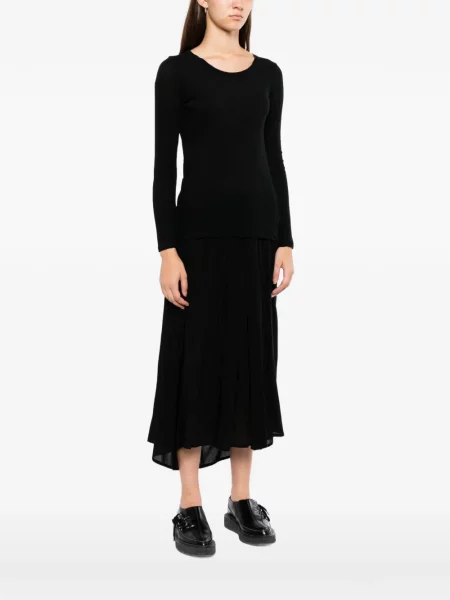 Μακρύς μπλούζα Yohji Yamamoto μαύρο