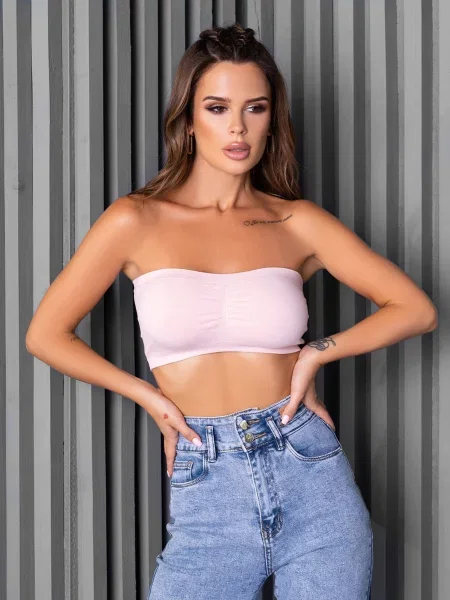 ISSA Plus Бюстгальтер Текстиль рожевий