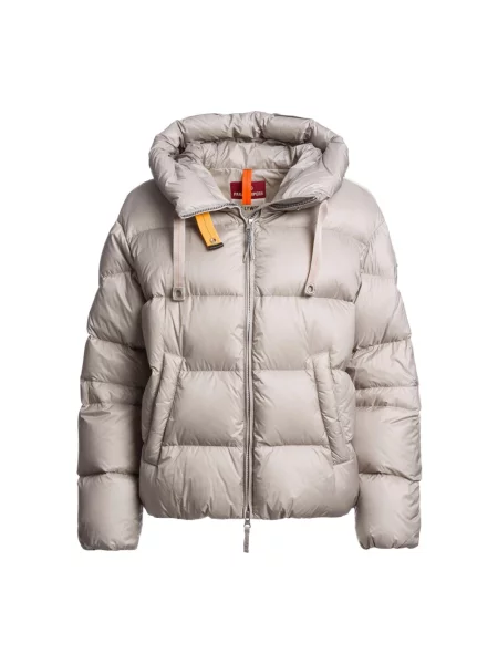 Kurtka puchowa Parajumpers z kapturem szara