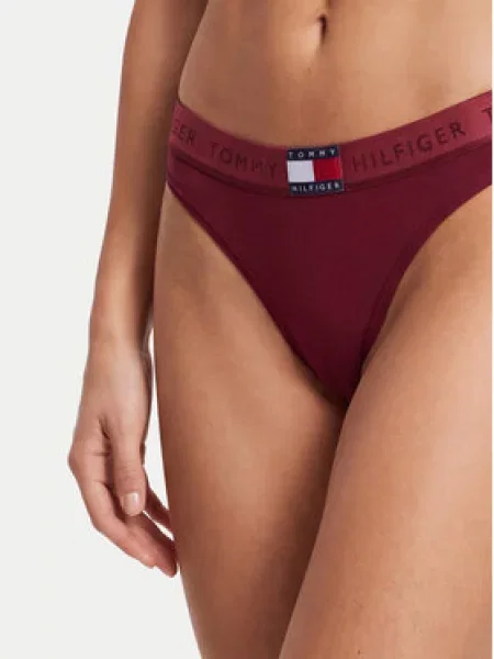 Kalhotky string Tommy Hilfiger červené