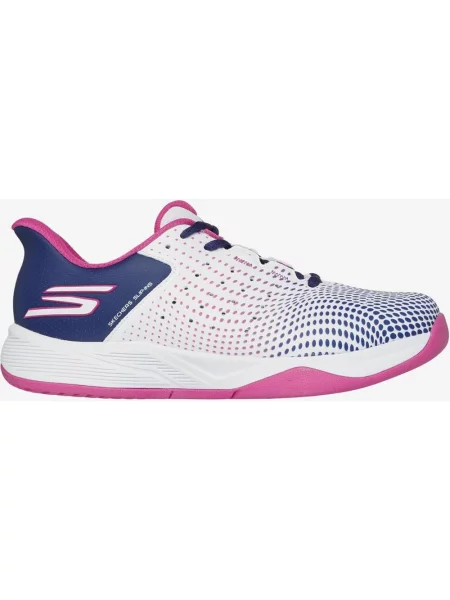 Buty do biegania Skechers Viper Court Reload Slip-ins Relaxed Fit granatowy 36 różowy
